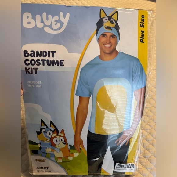 Bluey bandit adult men’s costume - Picture 5 of 6